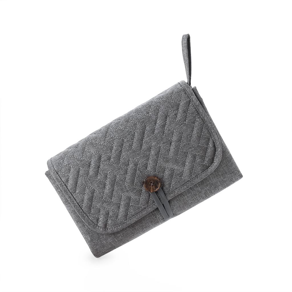 Portable Baby Urine-Proof Pad Made of Polyester Fabric Waterproof & Easy to Clean Mommy Bag Accessory for Baby Changing Outings