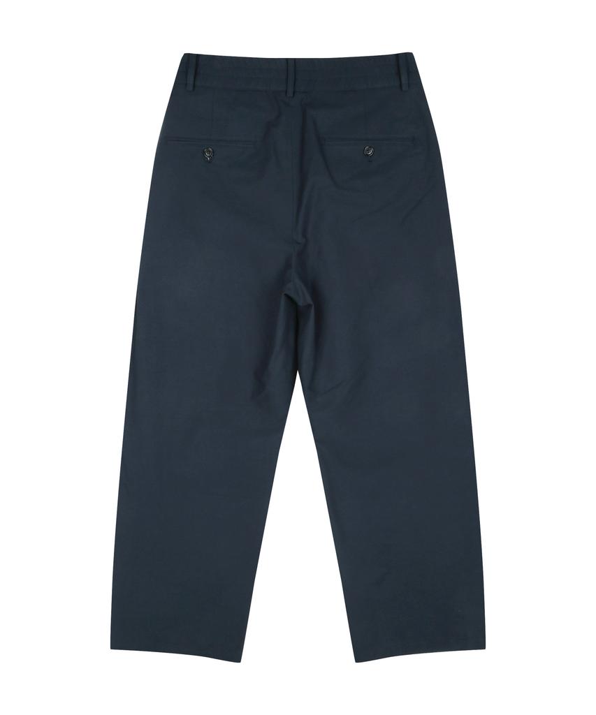 YOUNEEDGARMENTS One-Pleat Volume Pants (Navy)