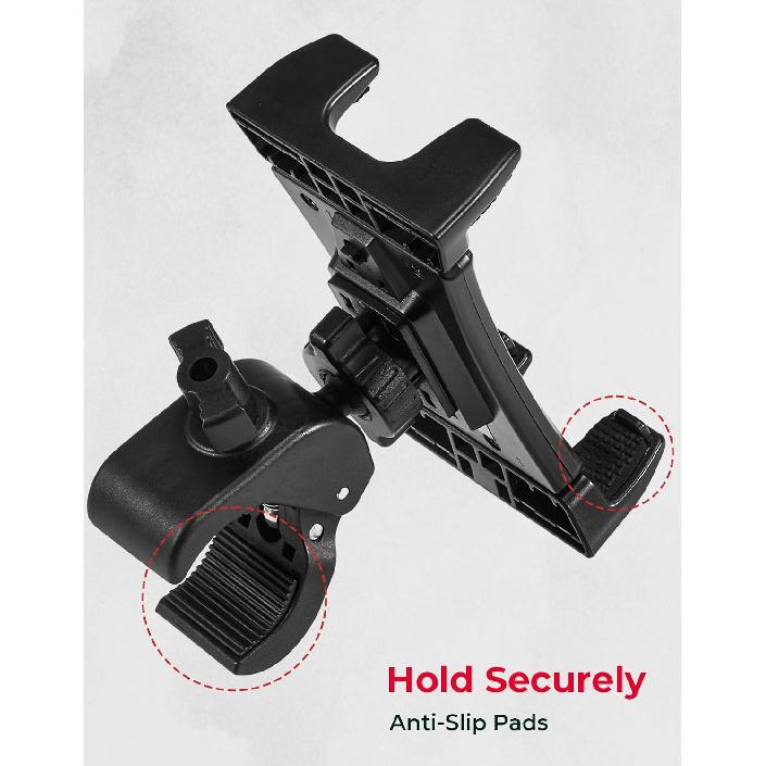 KEMIMOTO UTV Phone Mount ATV Holder, Fit 4.7"-13" Phone & Tablet, 360° Adjustable Heavy Duty, Compatible with Can-Am Maverick X3 Outlander Polaris