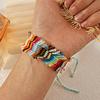 Multicolor Tassel Woven Bracelet: Handmade Braided Rope with Adjustable Knot for Couples