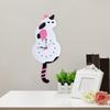 Cat Clocks Wall Cat Clock With Moving Tail Cute Silent Watch Decoration Cartoon Accessory For Home Kitchen Office Bedroom