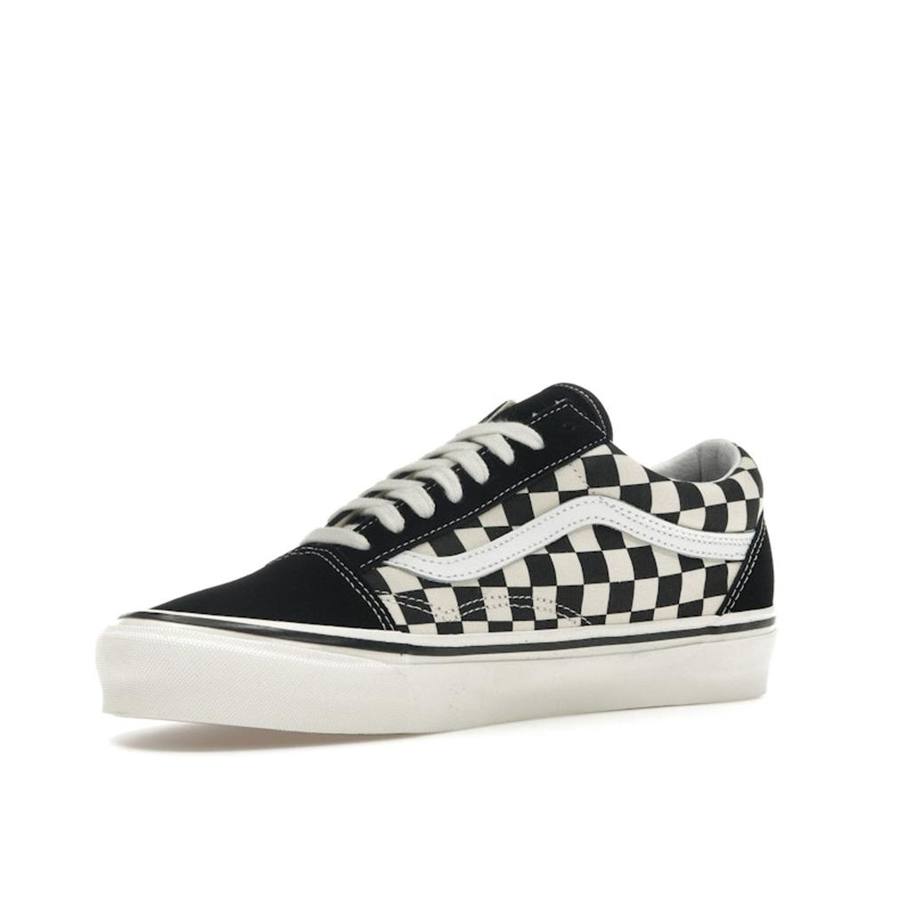 Vans Old Skool 36 DX Anaheim Factory - Black Checkerboard Unisex Sneakers True-White VN0A38G2OAK