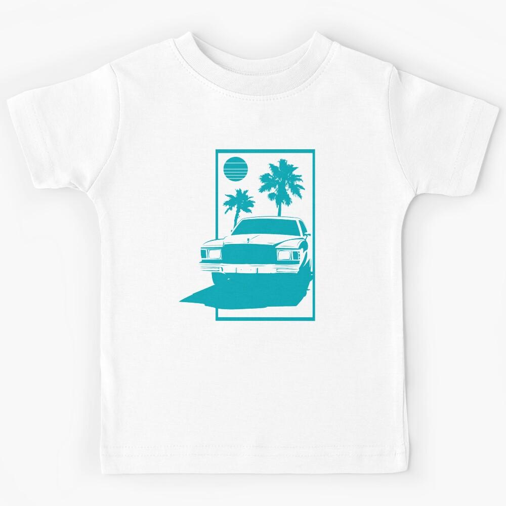 vintage car retro vehicle low rider sweet ride cool 80 s style Kids T-Shirt 130