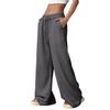 Women's Loose-fitting Wide-leg Pants, Casual Loose-fitting Pants, High-elastic Waistband, Long Pants With Pockets