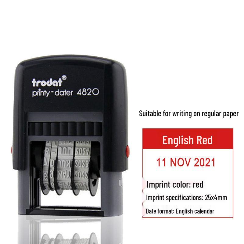 Zhuoda 4810 Automatic Adjustable Date Stamp with Ink Dispensing
