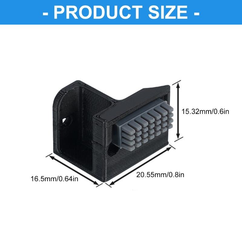 Heat Resistant 3D Printer Accessory Nozzle Wiper For Reliable Nozzle Maintenance Cleaning And Enhanced Print Quality