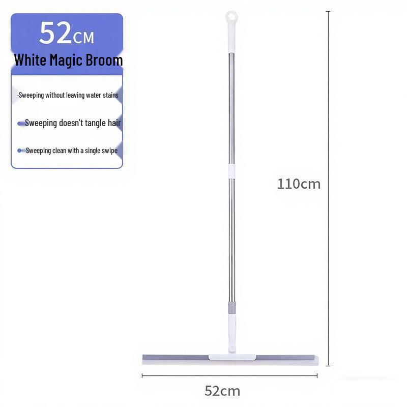 Magic Broom & Squeegee Mop: Dual-Use Floor & Bathroom Cleaner