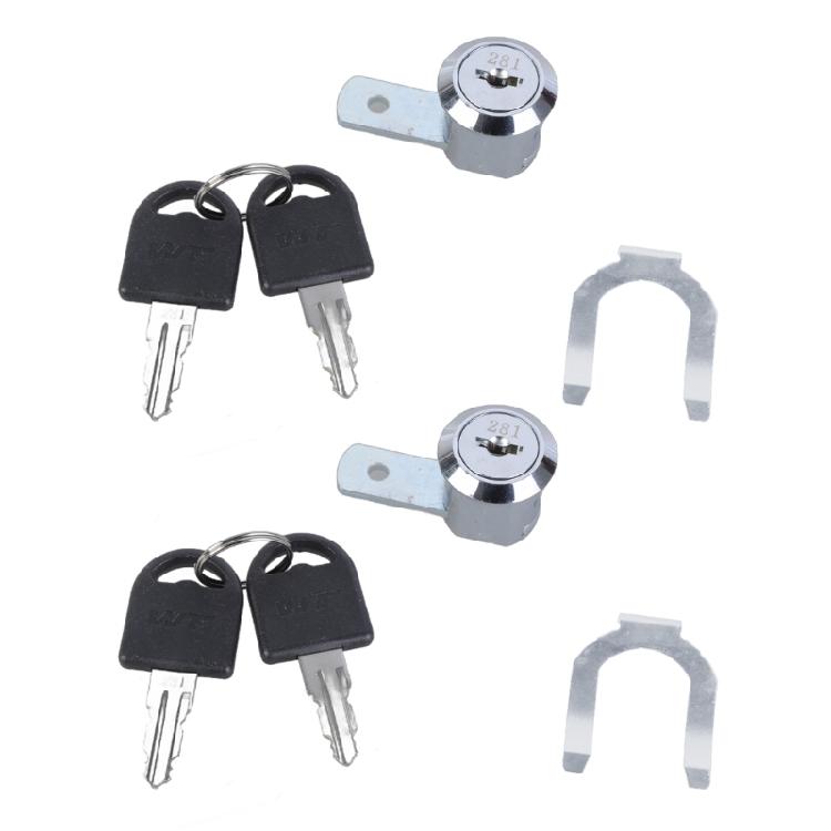 File Cabinet Lock Set with 2 Keys Keyed Different Locks Metal Lock Assembly Ensures Safety & Compatibility for Home