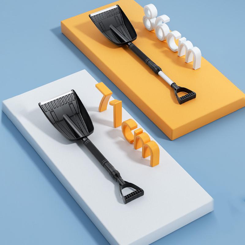 SEAMETAL Auto Schneeschaufel Universal Auto Windschutzscheibe Schnee Reinigungswerkzeug Winter Auto Schnee Eisschaufel Verlängerungsschaufel Zubehör