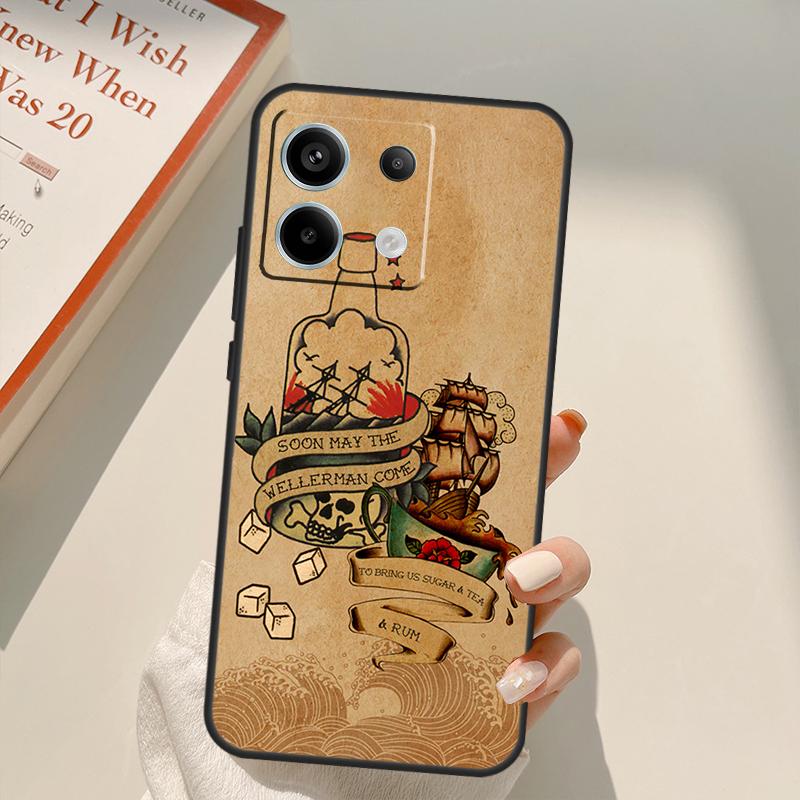 

Sailor Retro Art Funda For Xiaomi Redmi Note 14 13 10 11 12 15 Pro Plus Case For Redmi 15 14C 12C 10C 13C 15C Redmi Note 15 Pro 5G