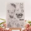 Easter Rabbit Clear Stamps and Cutting Dies for Card Making Album Photo Decorations Die Cut Seal DIY Scrapbooking Decors
