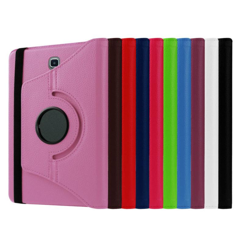 Versatile Rotating Stand Case Cover For Samsung Galaxy Tab A 7.0 8.0 9.7 10.1 T580 With Anti-dirt And Anti-fingerprint Features