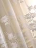 White Lace Semi Sheer Curtain Kitchen Tiers Half Window Sheer Curtains Rod Pocket Voile Drapes for Kitchen Ba
