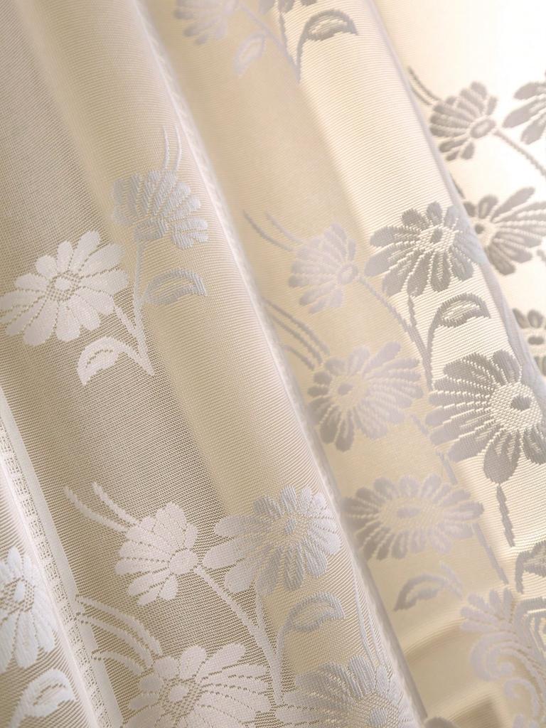 White Lace Semi Sheer Curtain Kitchen Tiers Half Window Sheer Curtains Rod Pocket Voile Drapes for Kitchen Ba