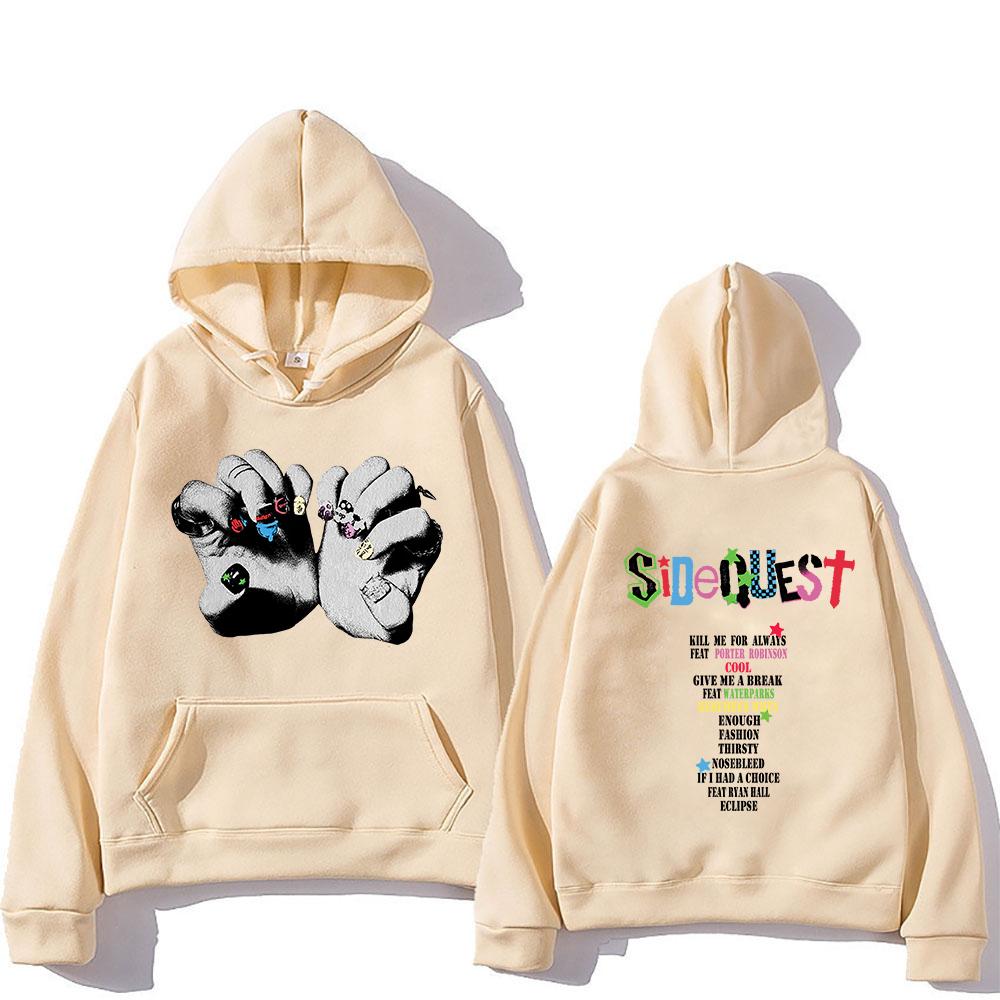 5 Seconds of Summer Michael Clifford Hoodie 2025 Album SIDEQUEST Herren/Damen Hoodies Harajuku Winterkleidung Pullover Sweatshirt