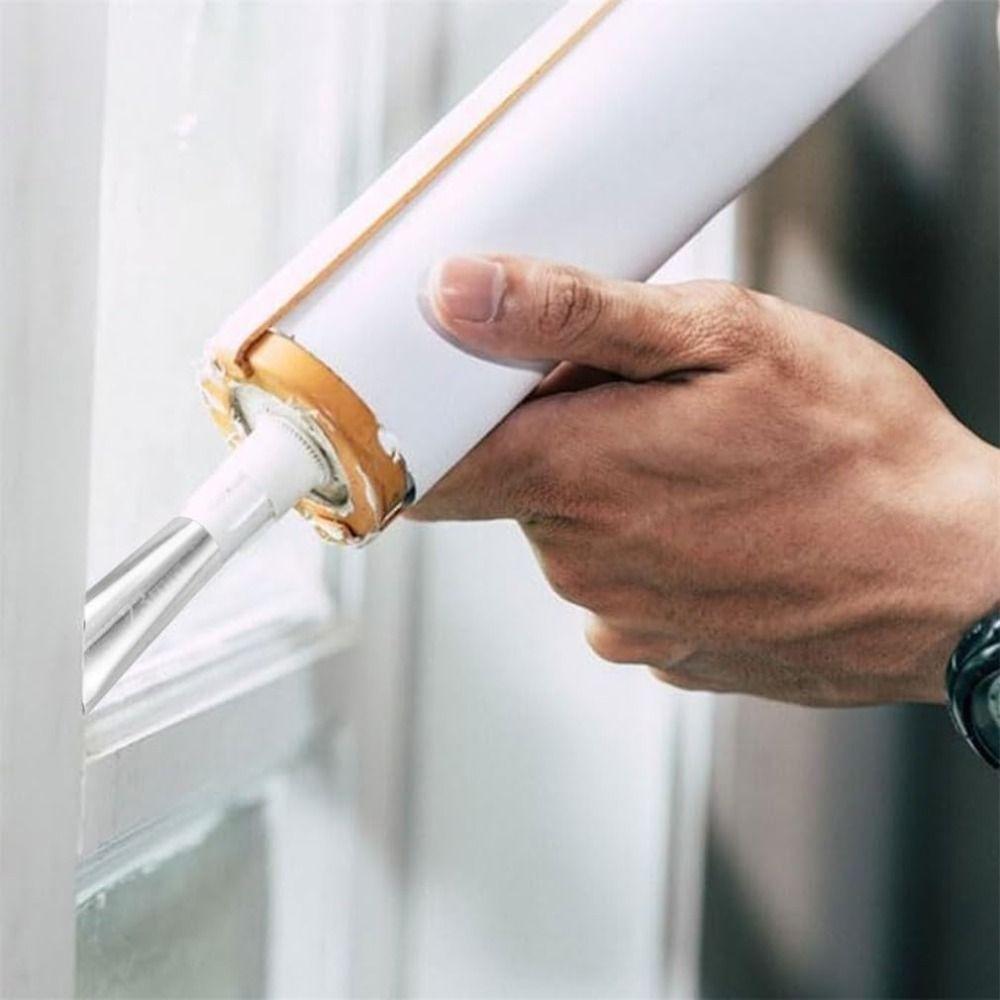 High Qiality Stainless Steel Caulking Finisher Reusable 5-35MM Silicone Sealant Nozzle Caulk Nozzle Kitchen Bathroom