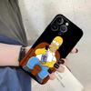 Simpson's Father's Daily Routine Soft Back Phone Cover Case for iPhone X XS XR 7 8 12 13 Mini 15 Plus 11 17 16 Pro Max SE 17Air