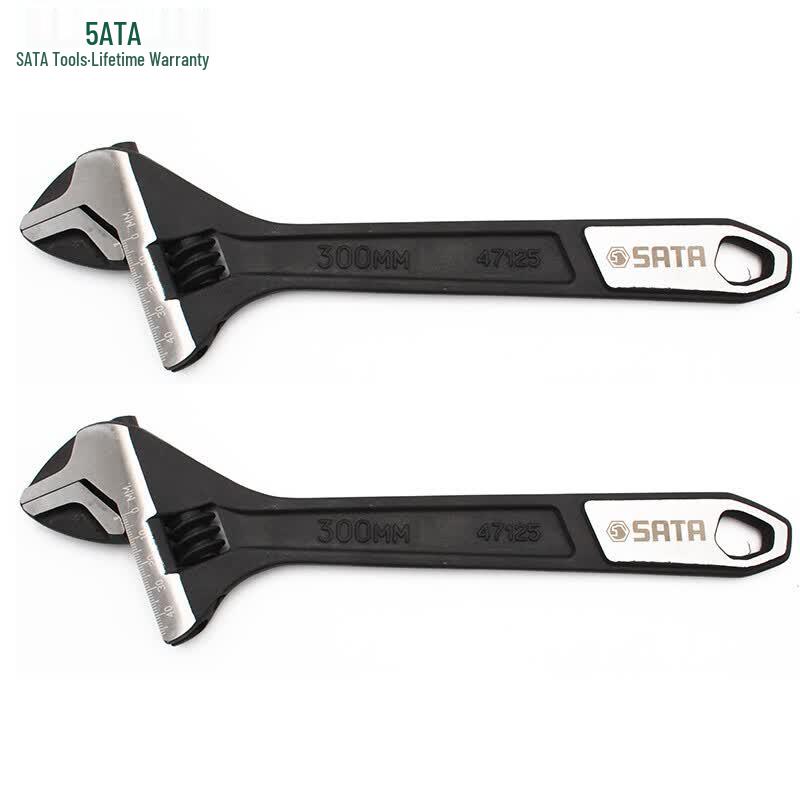 SATA Large Opening Adjustable Wrench