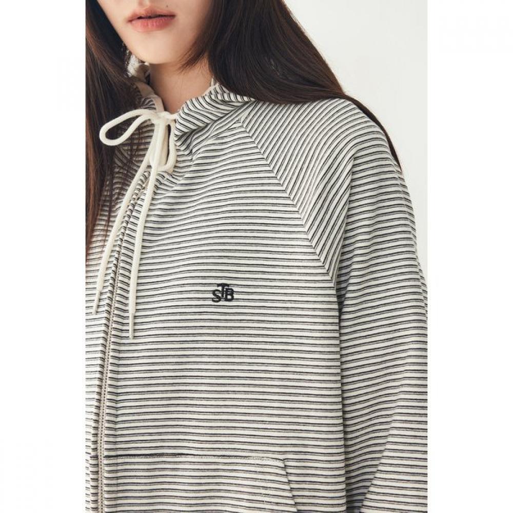 Studio Tomboy Minimal Stripe Hood Zip Up 9176313974