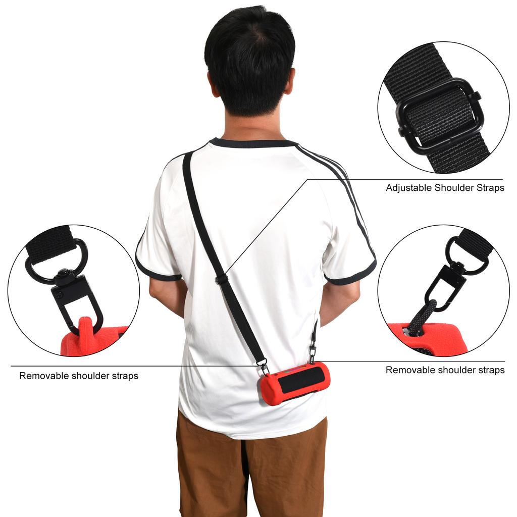 For JBL Grip Wireless Speaker Silicone Protective Case BT Speaker Protective Skin Holder Anti-Slip Protective Cover For JBL Grip