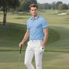 European and American Men's Summer Loose Lapel Short-sleeved T-shirt Casual Clothing