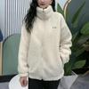 Winter Women's Fleece Fluffy Jacket Streetwear Harajuku Zipper Coat Woman Lightweight Jacket Autumn Winter Plush Warm Jacket Splice Coat