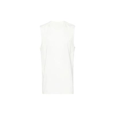 Solid Color Sleeveless Crew Neck Tank Top Men Tops White IV8236