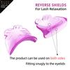 Lashlift pads blackwings 5 ​​barev nástroj na odstraňování řas keratinová forma na natáčení řas pro obnovu a změkčení řas