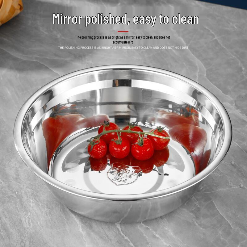 Gourou 304 Stainless Steel Multi-purpose Round Bowl