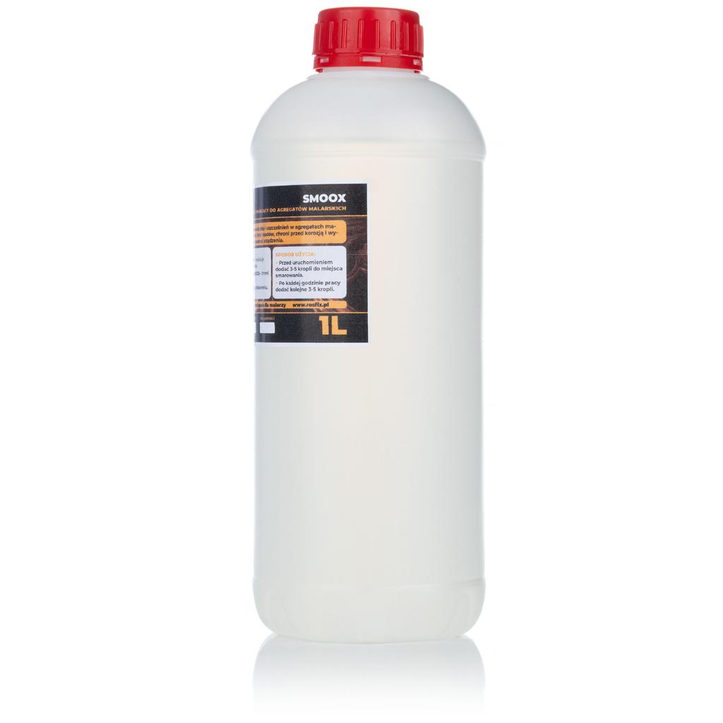 Rosfix SmooX Olej Smarujący do Agregatów Malarskich – Ochrona Tłoka i Uszczelnień | Pojemność 1L | Skuteczna Ochrona przed Korozją