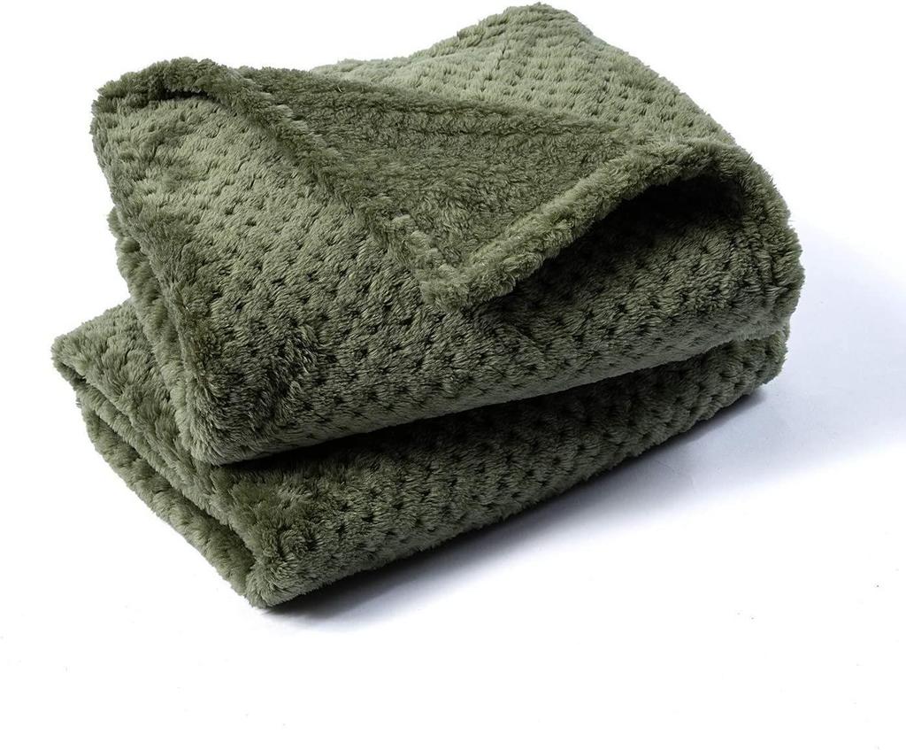 Thick Warm Pineapple Fleece Pet Blanket for Dogs & Cats