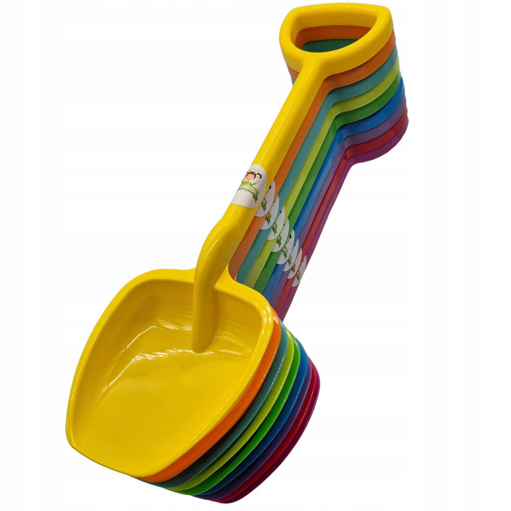 10 Sztuk Solidna Kolorowa Łopatka Na Plażę Do Piasku Polska Produkcja 49 Cm