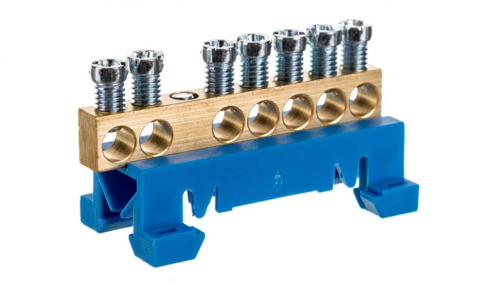 N7 Blue Color 7X16Mm2 Neutral Terminal Block Mad0007N15