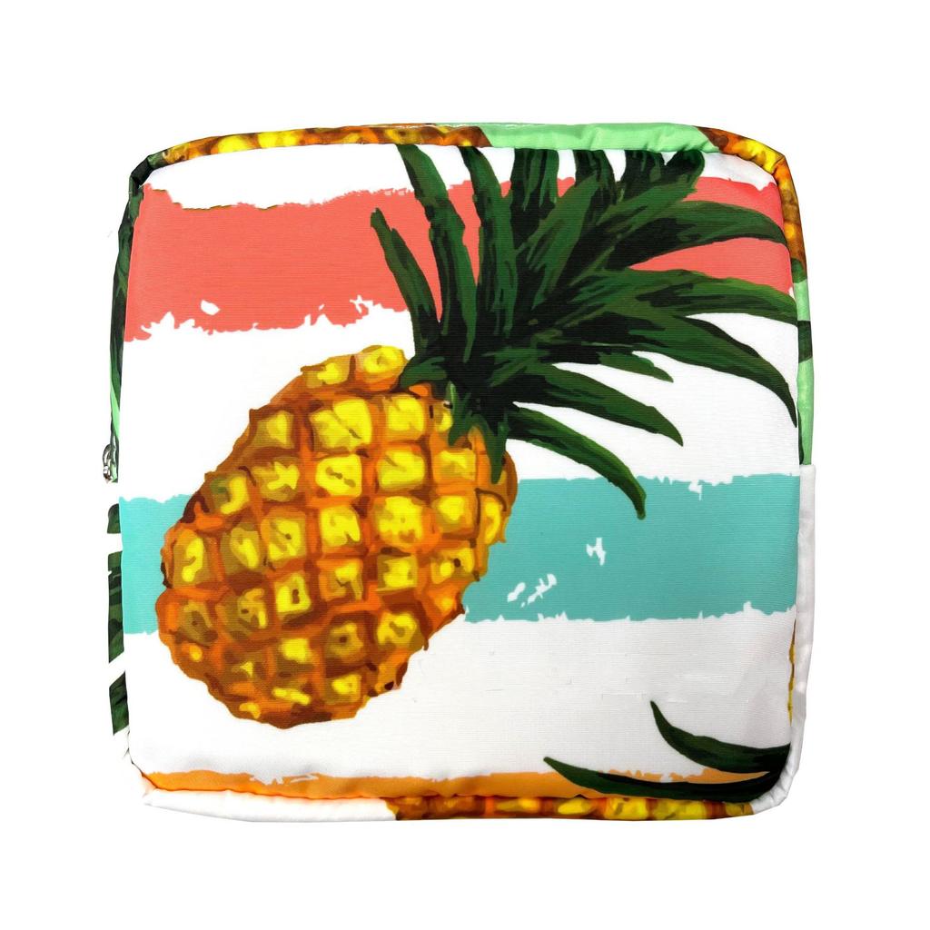 Mini Women Cosmetic Bag Cute Floral Small Makeup Bags Toiletry Organizer Female Coin Card Storage Purse Make Up Case Bag