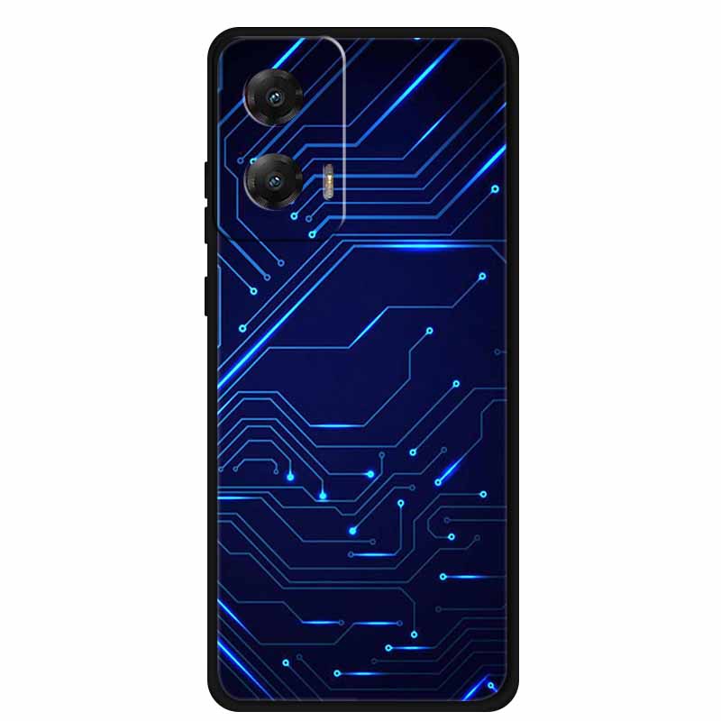 For Moto G85 5G Case TPU Animals Soft Silicone Back Cover Phone Cases For Motorola Moto E14 MotoG85 Wolf Protective Cool funda