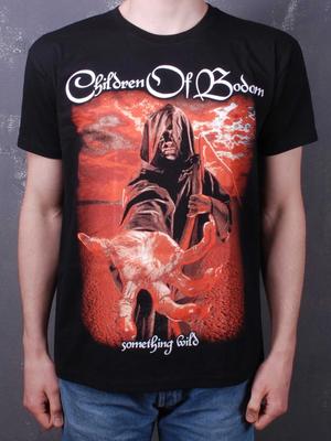 Children Of Bodom - Maglietta Something Wild Nera (Gildan) Dissezione
