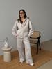 European and American Casual Suit American Autumn and Winter Cardigan Sports Women's Clothing Fashion Street Style Long-sleeved Jacket Trousers Two-