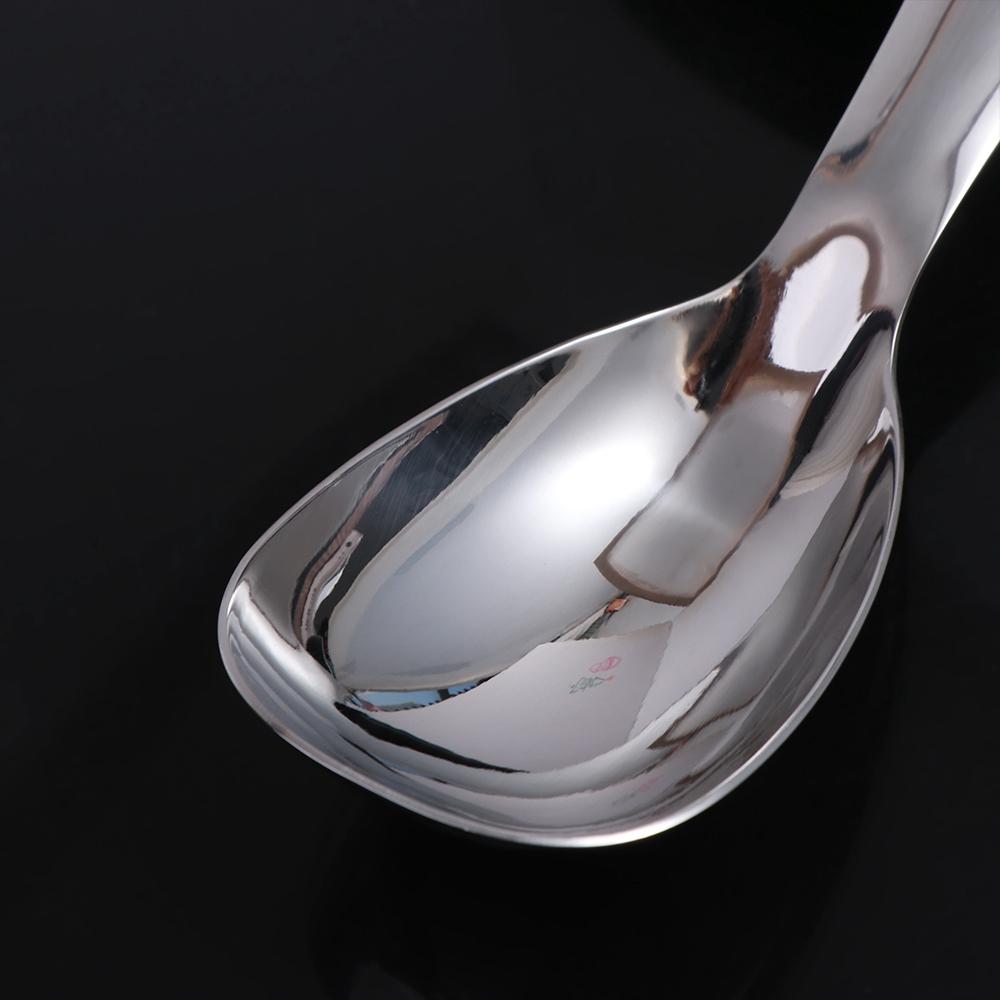 304 Stainless Steel Serving Spoon Gold/silver Soup Spoon Tableware Rice Spoon  Cooking