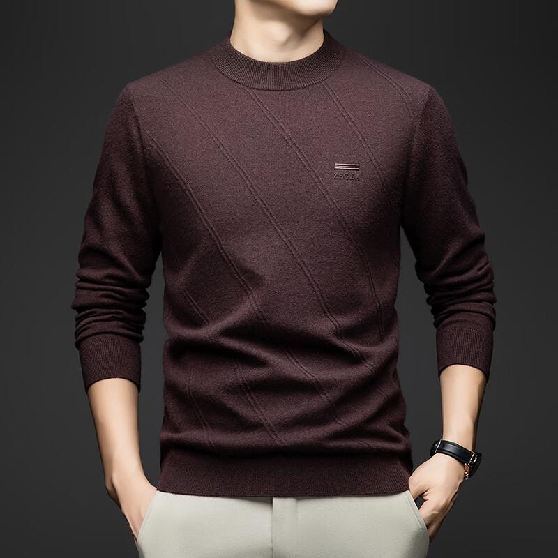 Firstview Men s 90% Lambswool Long-Sleeve Sweater M