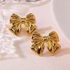 Butterfly Zinc Alloy Ear Studs - Korean Style Sweet Fashion Earrings for Women