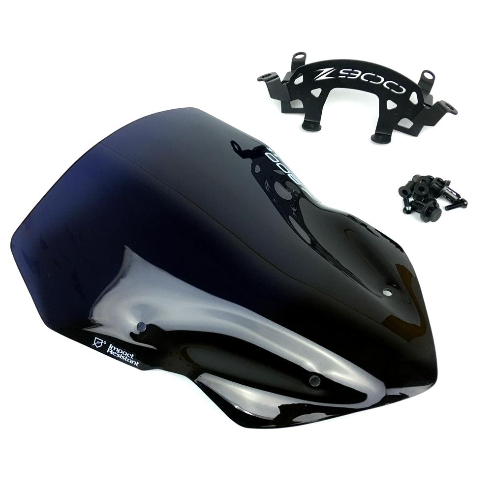 New Motorcycle Accessories Windshield Windscreen Pare-brise For Kawasaki Ninja Z900 Z 900 ZR900 ZR 900 2017