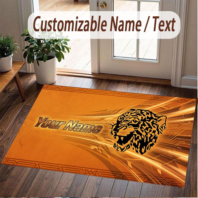 Custom Rug Hull FC Pattern Print Name Text Soft Non‑Slip Floor Carpet for Home Indoor Decoration