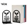 Bookends 1 Pair Metal Dragon Bookends, Fantasy Castle Decorative Book Ends Edge for Shelves, Heavy Duty Gothic Holders Home Office Library Room Decor