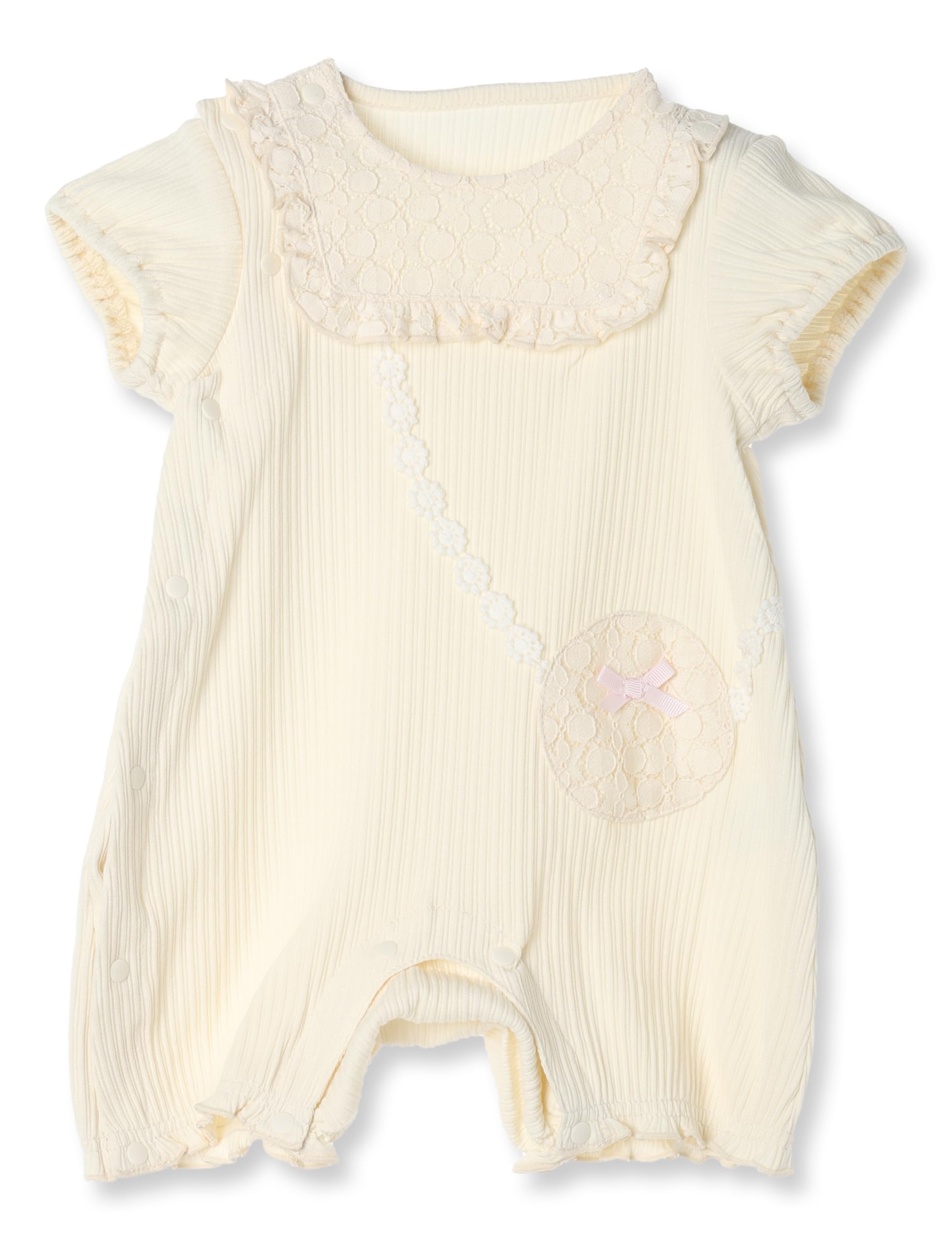 

Jacquard Pattern Rompers OW 80 Baby [Kids Zoo] Rompers/Coveralls