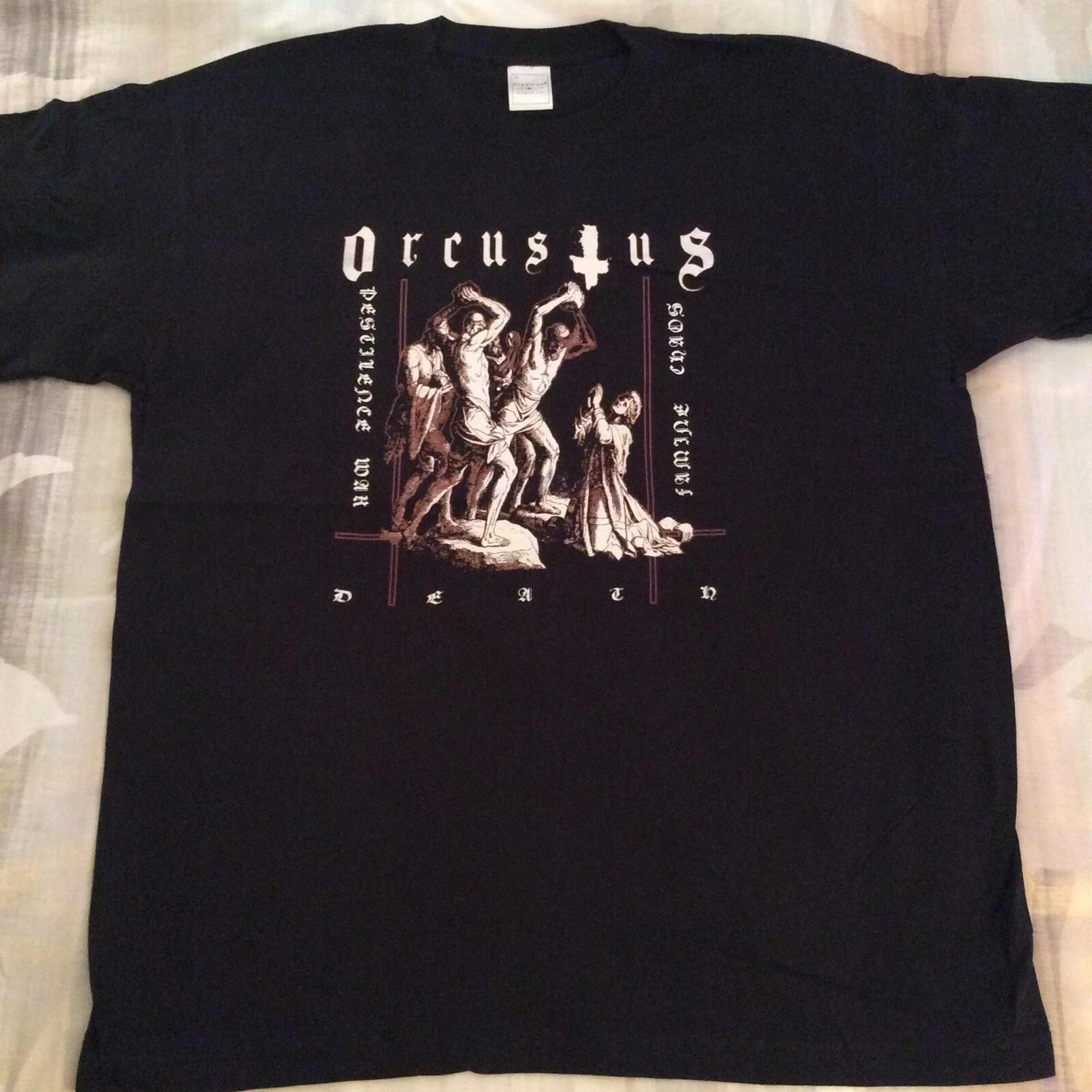 ORCUSTUS Death Shirt XL, The Chasm, Inquisition, Urgehal, Urfaust, Ulver 2XL