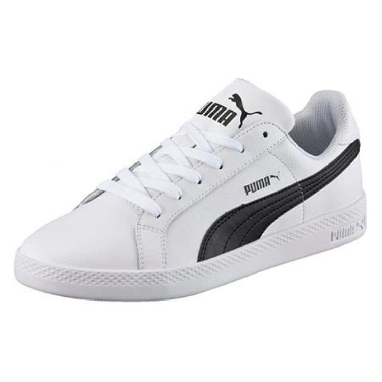 Puma Smash Casual Low-Top Sneakers Women Sneakers White Black 360780-02