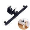 Adjustable Desk Mount Hook Carbon Steel Strong Load-bearing Under-desk Headphone Rack Rounded Corner Easy To Install