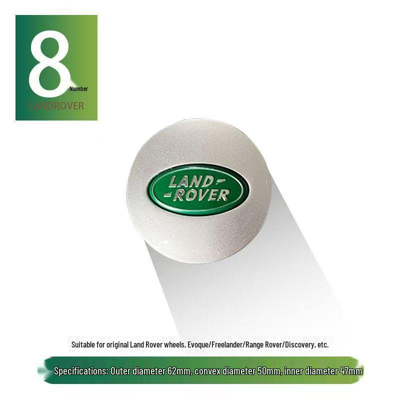 

Ковпачки центральні на диски 62 мм для Land Rover, Range Rover Evoque та Freelander