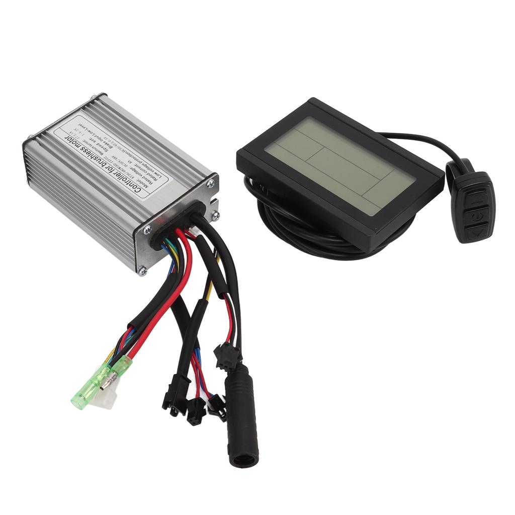 Brushless Motor Controller Kit 17A 36V 48V 350W Controller LCD3 Panel 130X Thumb Throttle 8C Power Assist Sensor Kit