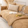 Winter New Fleece Sofa Cushion Non-slip Fleece Thickened Plush Seat Cushion Cover Cover Towel